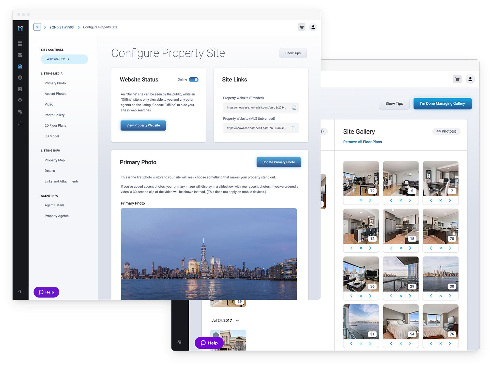 Property Website Configuration Picture